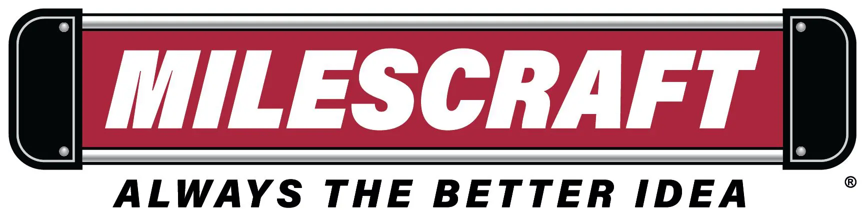 Milescraft logo with slogan below.