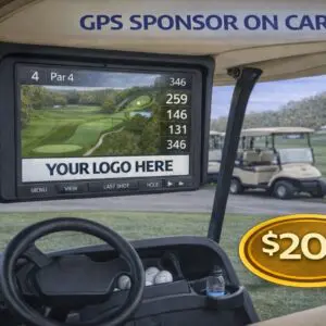 GPS Sponsor on Cart